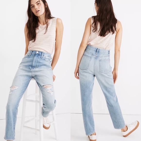 Madewell The Mom Jean Gilford Ripped Edition - Picture 3 of 11